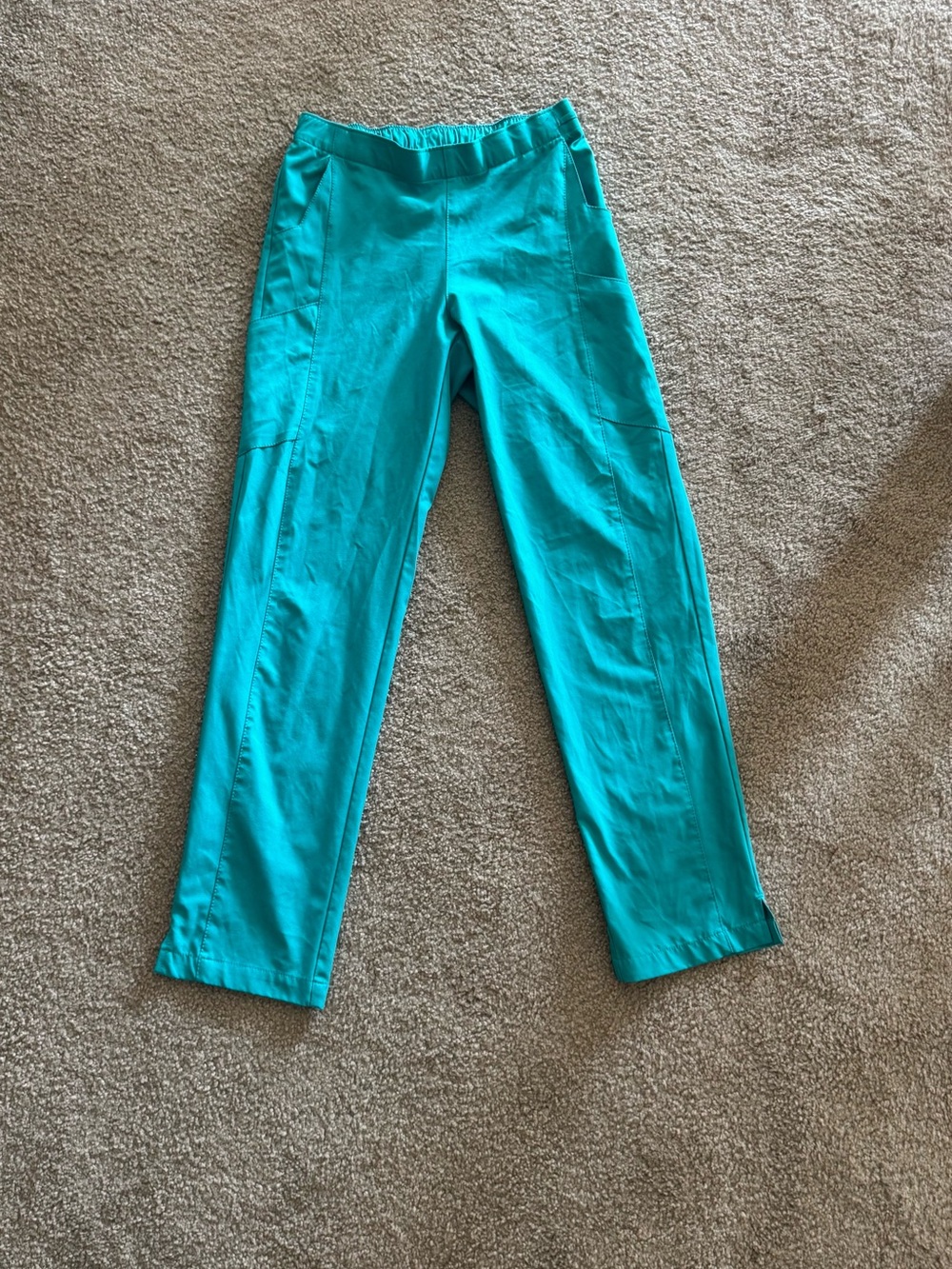 WonderWink Teal Straight-Leg Scrub Joggers